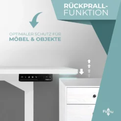 Fianu® Höhenverstellbarer Schreibtisch Elektrisch Gestell Für Stehschreibtisch 2 Motoren Mit Anti-Kollisionsschutz 4 Speicherplätze Bis 100kg Tragkraft -VIDAXL || HOMCOM Verkäufe 940be3e66cd23b9a78410ed91d8e8c59