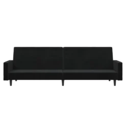 VidaXL Schlafsofa 2-Sitzer Schwarz Samt -VIDAXL || HOMCOM Verkäufe 944d5f3f41bc58224024476967f24a48