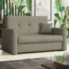 Mirjan24 Schlafsofa Viva Bis II Mit Bettkasten Und Schlaffunktion, 2-Sitzer Couch Vom Hersteller, Wohnzimmer Polstersofa (Spirit 3)