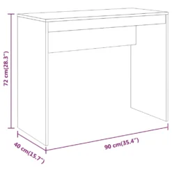 VidaXL Schreibtisch Braun Eichen-Optik 90x40x72 Cm Holzwerkstoff -VIDAXL || HOMCOM Verkäufe 9703ecd5d7f47f3e66ee295eb056db34