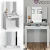 Vicco Schminktisch Nora Weiß Spiegel Frisiertisch Frisierkommode Mit Schublade
