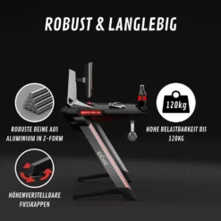 EXCAPE Gaming Tisch Z12 ULTRA Mit LED/RGB Beleuchtung 120cm Breit - Beine In Z-Form, Carbon-Optik, Schreibtisch Gaming - Gamingtisch Inkl. Getränkehalter, Kopfhörerhalter - PC Tisch, Gamer Desk, Tischplatten Größe:120cm X 60xm -VIDAXL || HOMCOM Verkäufe 9952584391fd6a37694323a67ad21e5a