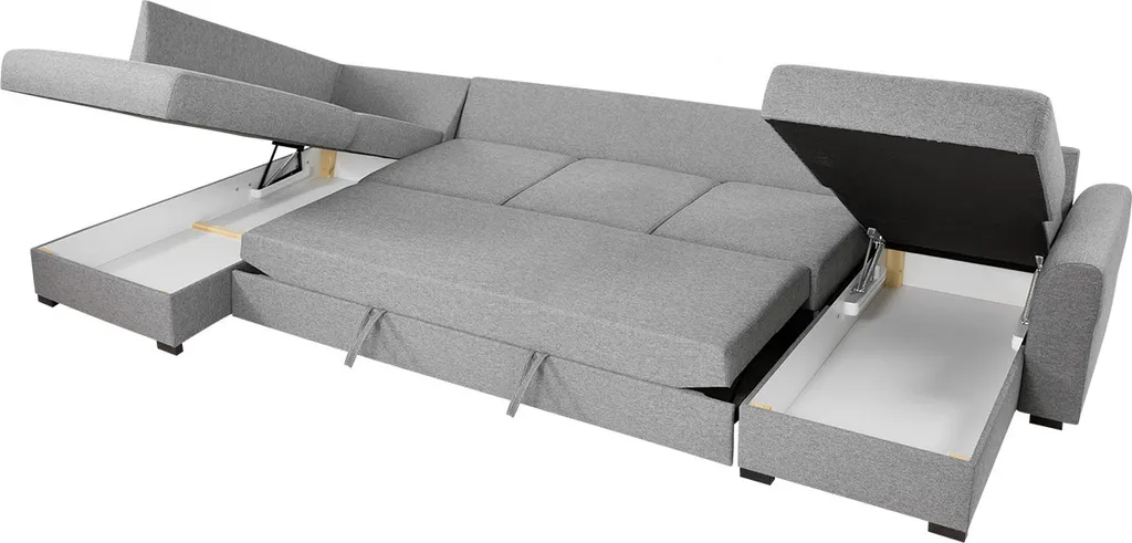 Mirjan24 Ecksofa Wilma Large Premium, Wohnlandschaft, U-Form (Farbe: Abriamo 3, Seite: Rechts) 6 Mirjan24 Ecksofa Wilma Large Premium, Wohnlandschaft, U-Form (Farbe: Abriamo 3, Seite: Rechts) – Bild 6