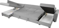Mirjan24 Ecksofa Wilma Large, U-Form Polsterecke Vom Hersteller, Schlafsofa Mit Zwei Bettkasten, Wohnlandschaft (Twist 23, Seite: Rechts) -VIDAXL || HOMCOM Verkäufe 998bd204d71d86567f422902003ed4d0