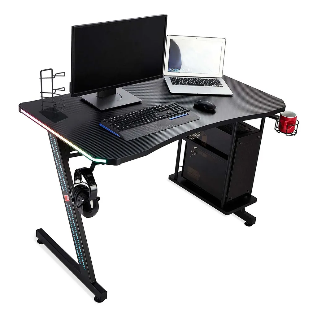 MY SIT Gaming Tisch Gizmo Mit LED Beleuchtung 3 MY SIT Gaming Tisch Gizmo Mit LED Beleuchtung – Bild 3