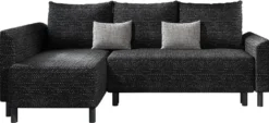 Mirjan24 Ecksofa Brest, L-Form Polsterecke, Eckcouch Mit Bettkasten Und Schlaffunktion, Stilvoll Wohnzimmer (Farbe: Lawa 06 + Lawa 05)