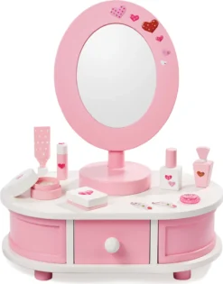 Howa Schminktisch 'Little Lady' Incl. 12 Tlg. Zubehör Für Kinder 5001