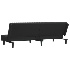 VidaXL Schlafsofa 2-Sitzer Schwarz Samt -VIDAXL || HOMCOM Verkäufe a095b4fde782b4518b78e7f06427a0c0