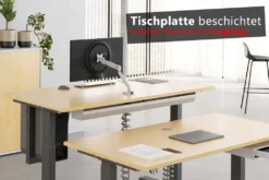 Bümö® Schreibtisch "Serie-XMKA" Elektrisch Höhenverstellbar, Tischplatte 180 X 80 Cm In Buche, Gestell In Weiß -VIDAXL || HOMCOM Verkäufe a0fe0d19f5bc1b9fe75551f7a4a3f946