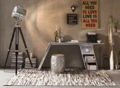 SIT Möbel Schreibtisch | 2 Offene Fächer, 1 Schublade | Mit Alu Beschlagen | Aus Mangoholz Und MDF | B 175 X T 60 X H 75 Cm | Silber | 81707-21 | Serie AIRMAN -VIDAXL || HOMCOM Verkäufe a148dc60d01fd094c92eb92e4326d46a