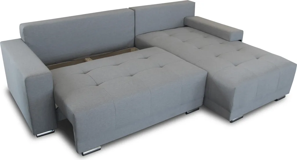 Ecksofa Pavo Mit Schlaffunktion Und Bettkasten - L-Form Couch Mit Bonell-Federkern, Polsterecke, Couchgarnitur, Eckcouch, Sofa, Sofagarnitur (Sawana 05) 3 Ecksofa Pavo Mit Schlaffunktion Und Bettkasten - L-Form Couch Mit Bonell-Federkern, Polsterecke, Couchgarnitur, Eckcouch, Sofa, Sofagarnitur (Sawana 05) – Bild 3