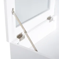 HOMCOM Schminktisch Frisiertisch Kosmetiktisch Mit Aufklappbarem Spiegel Holzfüße Weiß 60 X 50 X 85,5cm -VIDAXL || HOMCOM Verkäufe a26f07173442b9fcfb801f684ad56bd5