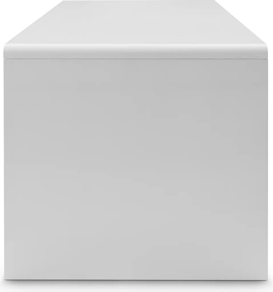 SalesFever Schreibtisch 180 X 80 Cm | MDF Holz In Hochglanz Lackiert | B 180 X T 80 X H 75 Cm | Weiß 3 SalesFever Schreibtisch 180 X 80 Cm | MDF Holz In Hochglanz Lackiert | B 180 X T 80 X H 75 Cm | Weiß – Bild 3