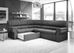 FURNIX Ecksofa LEXY Mit Schlaffunktion Und Bettkasten Couch Sofa Schlafsofa Pflegeleichter Robuster Stoff HELLGRAU L-Form MH 84 -VIDAXL || HOMCOM Verkäufe a56f4b056d65a7a7ec4e7a983365f40d