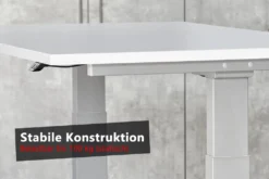Bümö® Schreibtisch "Serie-XMKA" Elektrisch Höhenverstellbar, Tischplatte 180 X 80 Cm In Buche, Gestell In Weiß -VIDAXL || HOMCOM Verkäufe a62ec00ec717857672124fbddb69a2af