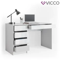 Vicco Schreibtisch Sherry Weiß 120 X 75 X 55 Cm Holzwerkstoff -VIDAXL || HOMCOM Verkäufe a6b06d426bc6f53a79b43448abe31610
