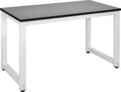 Merax Schreibtisch PC Tisch Computertisch 120 X 60 X 75cm Bürotisch, Arbeitstisch Officetisch PC-Tisch Esstisch Für Zuhause Büro Schlafzimmer, Schwarz-Weiß 12 Merax Schreibtisch PC Tisch Computertisch 120 X 60 X 75cm Bürotisch, Arbeitstisch Officetisch PC-Tisch Esstisch Für Zuhause Büro Schlafzimmer, Schwarz-Weiß -VIDAXL || HOMCOM Verkäufe a7ac03e1d0b2493598ef26b558ab789f