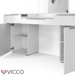 Vicco Schminktisch Lilli Frisiertisch Kommode Frisierkommode Spiegel Weiß -VIDAXL || HOMCOM Verkäufe a85ef053a46182050f6a6a24d9b2040a