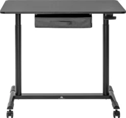 Sitz-Steh-Schreibtisch Pneumatisch Höhenverstellbarer Bürotisch Mit Schublade Und Rollen Ergonomischer Schreibtisch 91,5x56cm -VIDAXL || HOMCOM Verkäufe a8d9dec315b58960e9758e3d6aa7265d