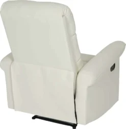 Fernsehsessel HWC-J96, Relaxsessel Sessel Liegesessel, Liegefunktion Verstellbar Kunstleder Creme-weiß -VIDAXL || HOMCOM Verkäufe aad210751b8a22877de91e7e3b37199d