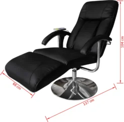 VidaXL Massagesessel Schwarz Kunstleder -VIDAXL || HOMCOM Verkäufe ac4d874576b7f29d426af75bfae2b469