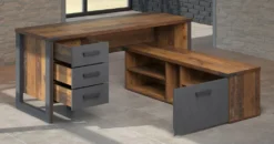 Bürotisch Schreibtisch Prime | Old Used Wood / Matera Grau | Shabby Look -VIDAXL || HOMCOM Verkäufe aca2d249b6932b92cdc95f47faeb4a24