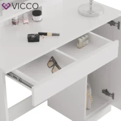 Vicco Schminktisch + LED Spiegel Julia Weiß 90 X 137,5 X 38 Cm Holzwerkstoff -VIDAXL || HOMCOM Verkäufe ae5857d62c6fcbd8418e4cf45cf80e24