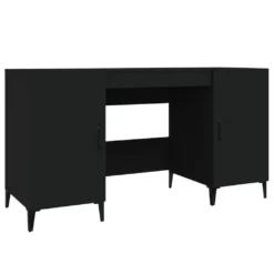 VidaXL Schreibtisch Schwarz 140x50x75 Cm Holzwerkstoff