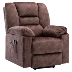 Merax TV-Sessel Elektrische Aufstehhilfe Relaxsessel Fernsehsessel Massagesesel Mit Liegefunktion, Wärmefunktion Und Vibrationsmassage, Retro-/ Vintage Stil, Belastbar Bis 150 Kg, Braun -VIDAXL || HOMCOM Verkäufe b0c1c18b8c530db90e3c5cb6a47a06aa