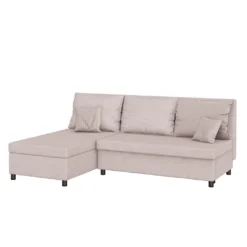 Selsey Ecksofa DAMKET Schlafcouch Mit Bettkasten Und Abnehmbaren Rückenkissen, Stoffbezug In Hellbeige, Ca. 200 Cm -VIDAXL || HOMCOM Verkäufe b3a80c8898acf9d1b16d1a2eadbeb1b2