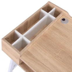 HOMCOM Schreibtisch Computertisch Bürotisch Arbeitstisch PC Tisch Vielseitig Verwendbar Mit Sechs Ablagefächern Schublade Breite Tischplatte Für Arbeitszimmer Büro Und Wohheim Natur 100 X 55 X 81,5 Cm -VIDAXL || HOMCOM Verkäufe b50b447aa07e04f24ad053fa5c73b8b9