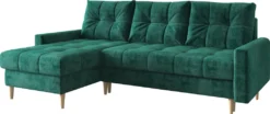 Ecksofa SCANDI L-form Sofa Mit Schlaffunktion Wohnlandschaft Wohnzimmer L Couch - Grün -VIDAXL || HOMCOM Verkäufe b5c69588c99699951c2c90b8422d283b