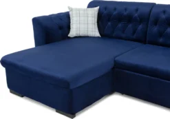 Mirjan24 Ecksofa Gerdin, Stilvoll Eckcouch Mit Bettkasten Und Schlaffunktion (Magic Velvet 2250 + Senegal 825, Seite: Links) -VIDAXL || HOMCOM Verkäufe bcd2361aca327a81482589748200c4a5