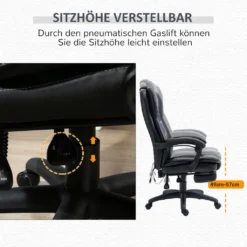Vinsetto Bürostuhl Stuhl Chefsessel Drehstuhl Anhebbar Mit Massagefunktion Liegefunktion Kunstleder Schaumstoff PP-Kunststoff Nylon Schwarz 68,5 X 68,5 X 119-127 Cm 14 Vinsetto Bürostuhl Stuhl Chefsessel Drehstuhl Anhebbar Mit Massagefunktion Liegefunktion Kunstleder Schaumstoff PP-Kunststoff Nylon Schwarz 68,5 X 68,5 X 119-127 Cm -VIDAXL || HOMCOM Verkäufe bd9799a7f7bdd4eba1f2c266fabc8c24