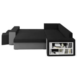 Selsey Ecksofa JORRE - Eckcouch In L-Form In Schwarz / Dunkelgrau, Mit Ottomane Rechts, Schlaffunktion, Bettkasten Und Kissen, 260 Cm Breit 6 Selsey Ecksofa JORRE - Eckcouch In L-Form In Schwarz / Dunkelgrau, Mit Ottomane Rechts, Schlaffunktion, Bettkasten Und Kissen, 260 Cm Breit -VIDAXL || HOMCOM Verkäufe be62d3b312b305598d38124da9d407c4