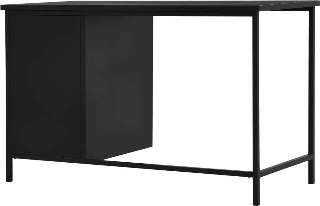 VidaXL Schreibtisch Schubladen Industriell Schwarz 120x55x75cm Stahl 4 VidaXL Schreibtisch Schubladen Industriell Schwarz 120x55x75cm Stahl – Bild 4