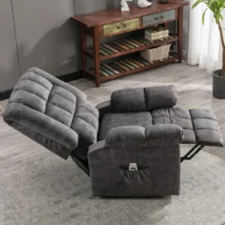 Merax TV-Sessel Elektrischer Aufstehhilfe Fernsehsessel Relaxsessel Mit Liegefunktion, Wärmefunktion Und Massagefunktion, Massagesessel Inkl. Timer Und Fernbedienung, Grau -VIDAXL || HOMCOM Verkäufe befe8cc2802ca7328af061a064a55558