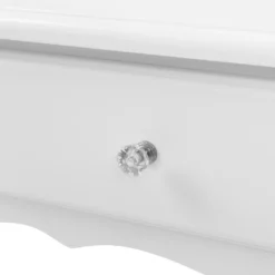 Schminktisch Mit Spiegel Und Hocker Frisiertisch Mit 4 Schubladen Inkl. 2 Stück Unterteiler Kosmetiktisch Mit Kippsicherung Weiß SONGMICS RDT07W -VIDAXL || HOMCOM Verkäufe bfa535429b1ff67377cf2a17b3803e13