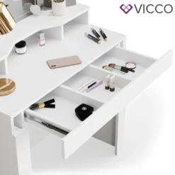 Vicco Schminktisch Nora Weiß Spiegel Frisiertisch Frisierkommode Mit Schublade -VIDAXL || HOMCOM Verkäufe bfe4e9c4bc8285b9dfb30415e0b1d425