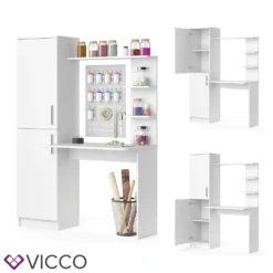 Vicco Arbeitstisch Mit Schrank Tessa Weiß 122,9 X 168 X 52 Cm Holzwerkstoff -VIDAXL || HOMCOM Verkäufe c0746751c16eda1b12311402f8527fb9