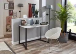 Inter-Furn Klappbarer Schreibtisch Herold Esche Weiß Melamin/Metall Schwarz 110 X 75 X 60 Cm -VIDAXL || HOMCOM Verkäufe c1d436e9c90beb6a65a4850ec7ceb21d