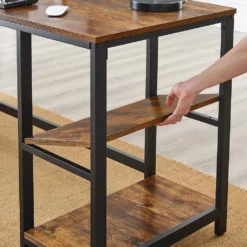 VASAGLE Computertisch Schreibtisch Mit 2 Regale Rechts/links 120 X 75 X 60 Cm Holzoptik Metallgestell PC-Tisch Arbeitstisch Vintage LWD47X -VIDAXL || HOMCOM Verkäufe c2c59688c7368937328bd03887dd571c