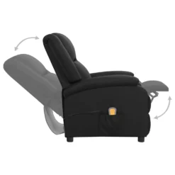 VidaXL Massagesessel Schwarz Echtleder -VIDAXL || HOMCOM Verkäufe c34098eeeed746aff7634a0eafacb38c