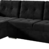 Mirjan24 Ecksofa Bari, Couch Mit Schlaffunktion Und Bettkasten, Stilvoll Wohnzimmer L-Form Sofa (Farbe: Manila 18)
