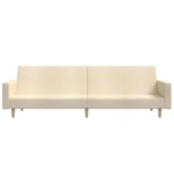 VidaXL Schlafsofa 2-Sitzer Creme Stoff -VIDAXL || HOMCOM Verkäufe c5395bb8da49880e85efa846071bab5b