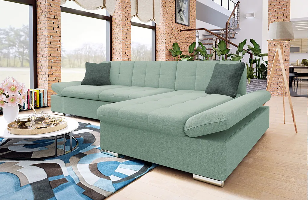 Mirjan24 Ecksofa Malwi Premium, Polsterecke, L-Form Schlafsofa, Eckcouch Mit Bettkasten (Terra 05 + Terra 05 + Terra 02, Seite: Rechts) 1 Mirjan24 Ecksofa Malwi Premium, Polsterecke, L-Form Schlafsofa, Eckcouch Mit Bettkasten (Terra 05 + Terra 05 + Terra 02, Seite: Rechts)