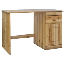 VidaXL Schreibtisch Mit Schubladen 110x50x74 Cm Kiefernholz