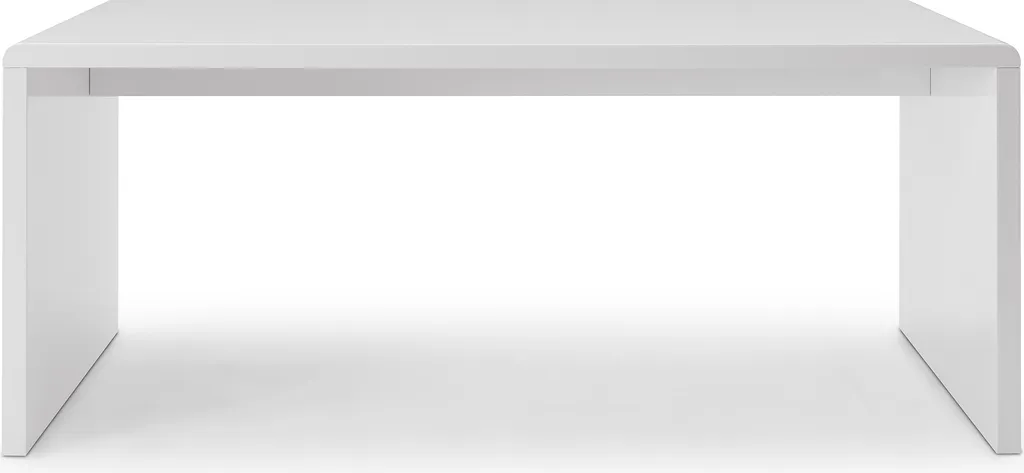 SalesFever Schreibtisch 180 X 80 Cm | MDF Holz In Hochglanz Lackiert | B 180 X T 80 X H 75 Cm | Weiß 2 SalesFever Schreibtisch 180 X 80 Cm | MDF Holz In Hochglanz Lackiert | B 180 X T 80 X H 75 Cm | Weiß – Bild 2