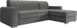 Mirjan24 Ecksofa Kenzo, L-Form Polsterecke, Couchgarnitur Mit Bettkasten Und Schlaffunktion (Farbe: Manila 16, Seite: Rechts)