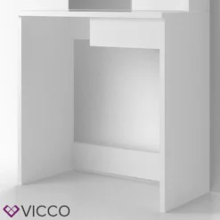 Vicco Schminktisch Dekos Kosmetiktisch Frisierkommode Frisiertisch Spiegel Weiß Inklusive Hocker Und LED-Lichterkette -VIDAXL || HOMCOM Verkäufe ca29c6c7936c7ef0f22a3e3a7aa91d87